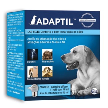 Adaptil Cães Kit c/difusor 48ml - Ceva