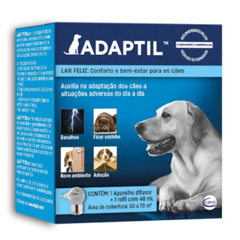 Adaptil Cães Kit c/difusor 48ml - Ceva Adaptil Cães Kit c/difusor 48ml - Ceva