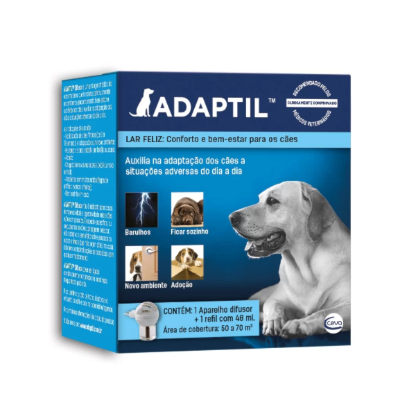 Adaptil Cães Kit c/difusor 48ml - Ceva Adaptil Cães Kit c/difusor 48ml - Ceva