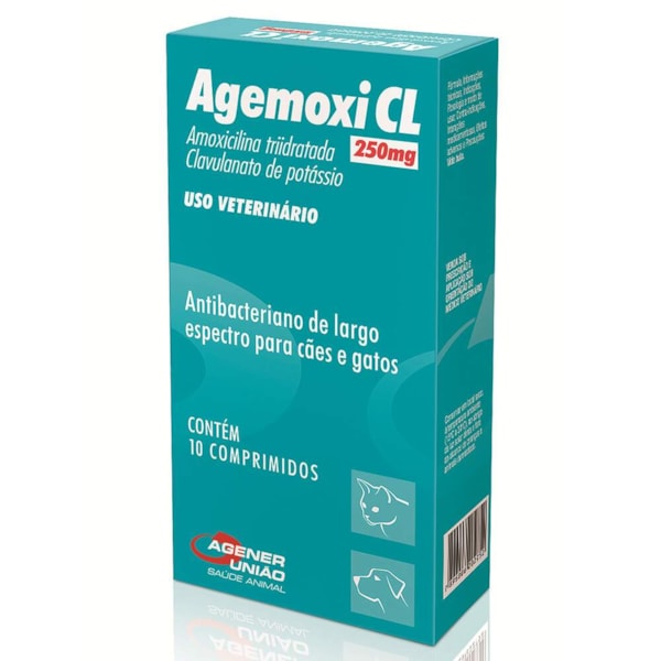 Agemoxi CL 250mg 10 comprimidos - Agener Agemoxi CL 250mg 10 comprimidos - Agener