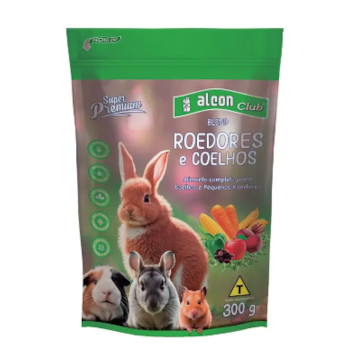 Alcon - Ração Roedores e Coelhos Blend 300g Alcon - Ração Roedores e Coelhos Blend 300g
