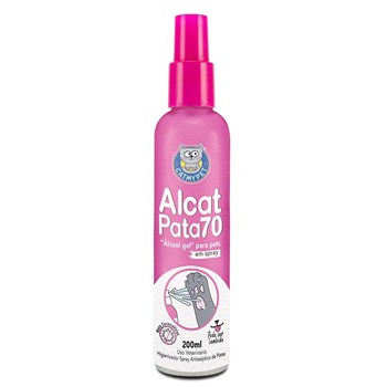 Álcool Gel Para Pets Spray Alcat Pata70