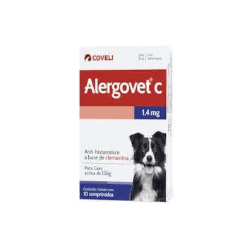 Alergovet C 1,4mg 10 comprimidos - Coveli