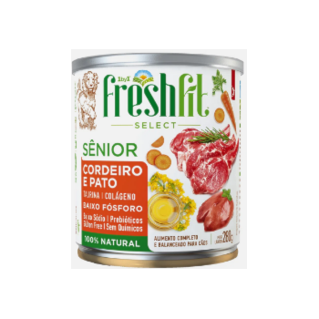 Alimento Natural Freshfit Cordeiro e Pato Cães Adultos Sênior - Spin Alimento Natural Freshfit Cordeiro e Pato Cães Adultos Sênior - Spin