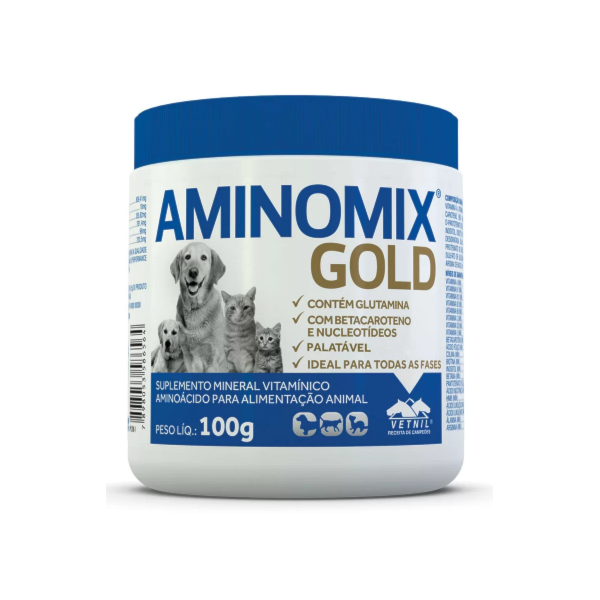 Aminomix Gold 100G - Vetnil Aminomix Gold 100G - Vetnil