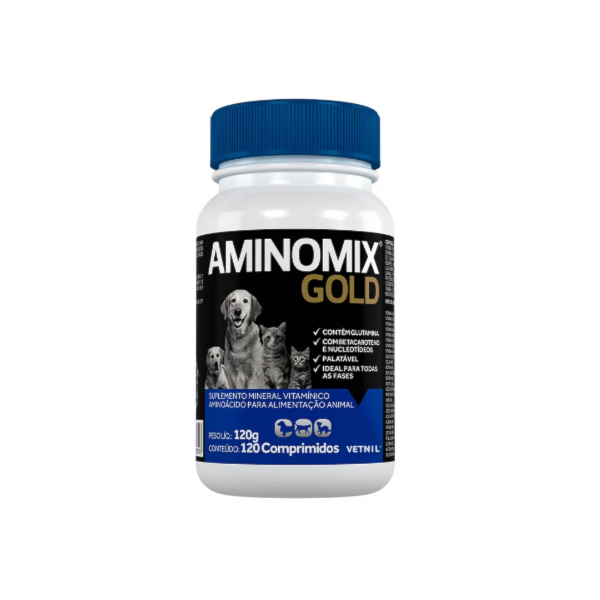 Aminomix Gold 120CP - Vetnil Aminomix Gold 120CP - Vetnil
