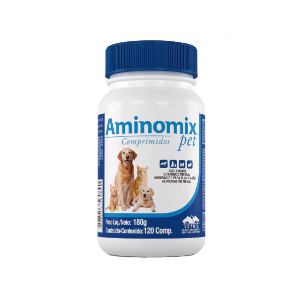 Aminomix Pet 120 CP - Vetnil Aminomix Pet 120 CP - Vetnil