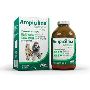 Ampicilina Vet Oral Pó 50g - Vetnil