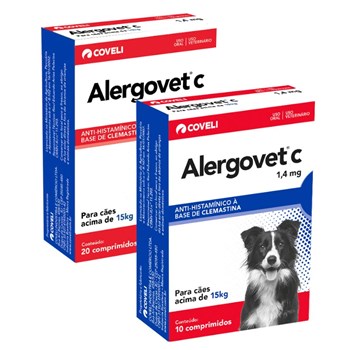 Anti-inflamatório Alergovet Cães e Gatos 1,4mg