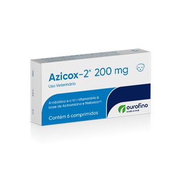 Anti-inflamatório Azicox-2 Cães e Gatos 200mg