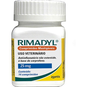Anti-Inflamatorio Rimadyl Cães 25 mg