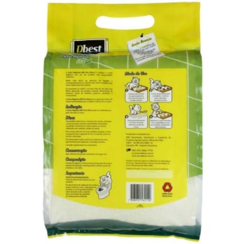 Areia Higienica Dbest Bio Fina 2kg - Dbest Areia Higienica Dbest Bio Fina 2kg - Dbest