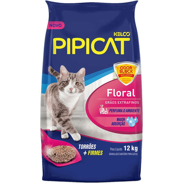 Areia Higienica Pipicat Floral - Kelcat