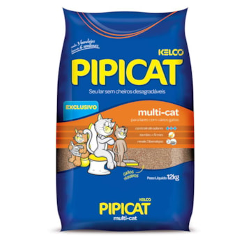 Areia Higienica Pipicat Multicat