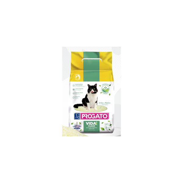 Areia Para Gatos Vida Clean 1,8kg - Progato Areia Para Gatos Vida Clean 1,8kg - Progato