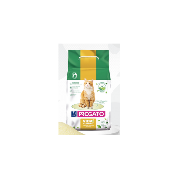 Areia Para Gatos Vida Comfort 1,8kg - Progato Areia Para Gatos Vida Comfort 1,8kg - Progato