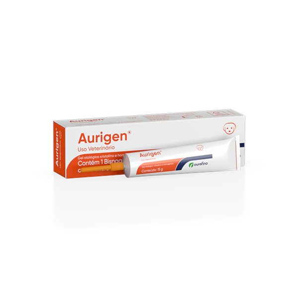 Aurigen Pomada Otológica 15g - Ourofino Aurigen Pomada Otológica 15g - Ourofino