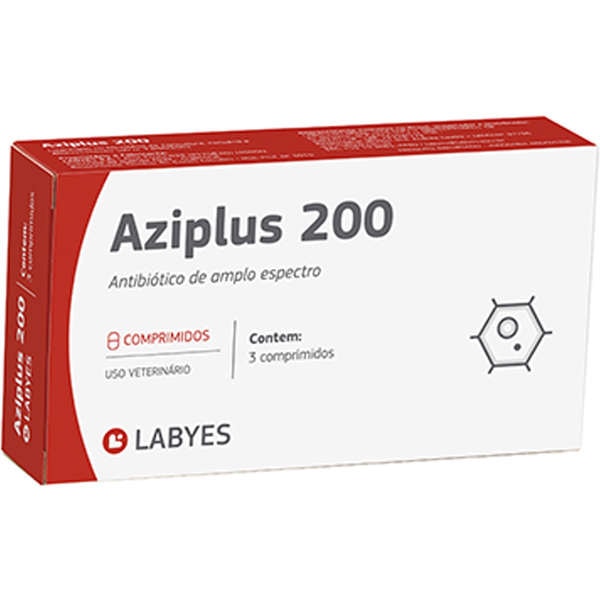 Aziplus 200 3 comprimidos - Labyes Aziplus 200 3 comprimidos - Labyes