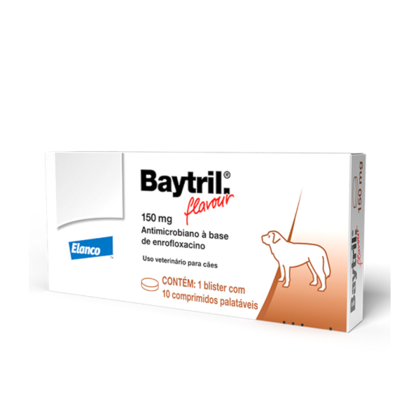 Baytril 150mg 10 comprimidos Baytril 150mg 10 comprimidos