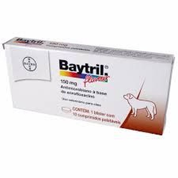 Baytril 150mg 10 comprimidos - Bayer