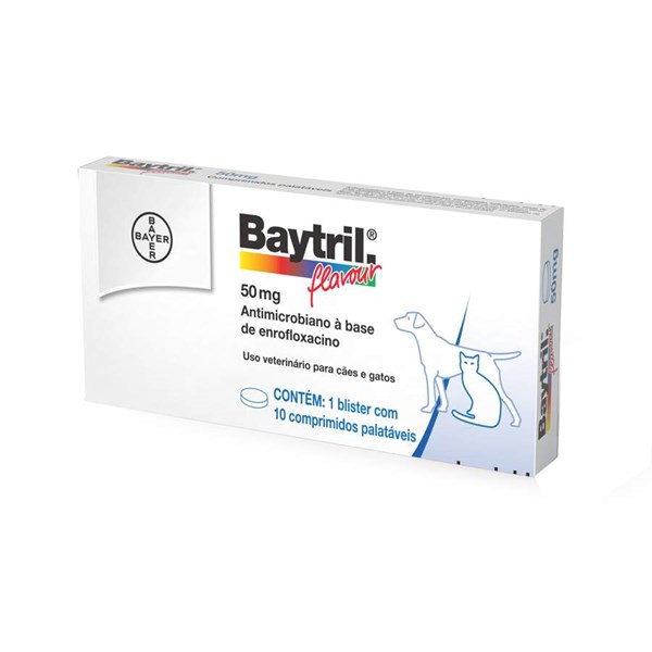 Baytril 50mg 10 comprimidos - Bayer