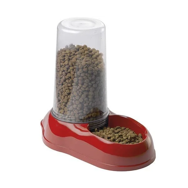 Bebedouro e Comedouro Azimut Vermelho - Ferplast Bebedouro e Comedouro Azimut Vermelho - Ferplast