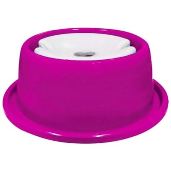 Bebedouro Plast Star Pelos Longos Rosa - Furacão Pet Bebedouro Plast Star Pelos Longos Rosa - Furacão Pet