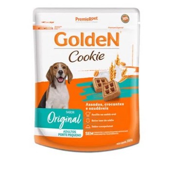 Biscoito Golden Cookie Original Cães Adulto Pequeno Porte 350g - Golden