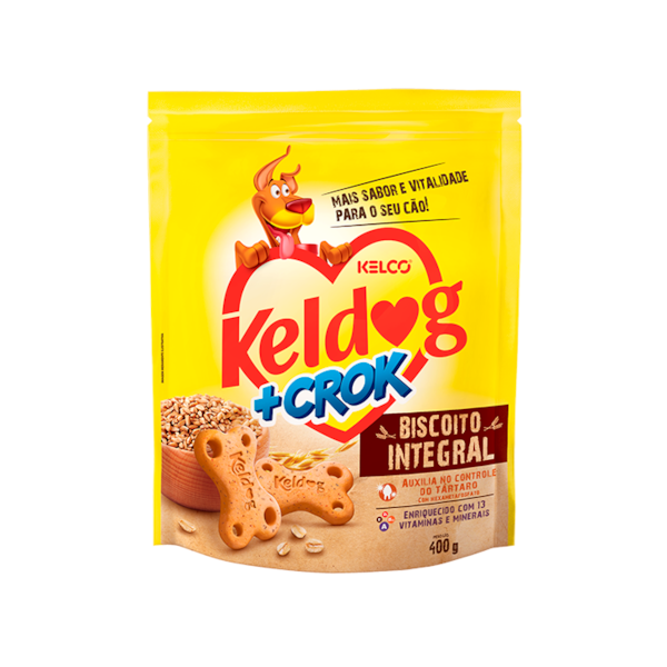 Biscoito Keldog + Crok Integral - Cães Adultos Biscoito Keldog + Crok Integral - Cães Adultos