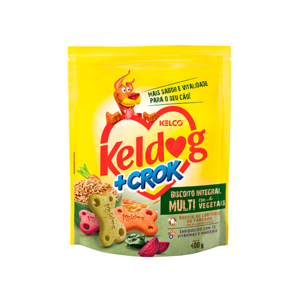 Biscoito Keldog + Crok Integral Multi - Cães Adultos Biscoito Keldog + Crok Integral Multi - Cães Adultos