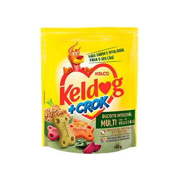 Biscoito Keldog + Crok Integral Multi - Cães Adultos