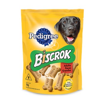 Biscoito Pedigree Biscrok Raças Grandes - Cães Adultos