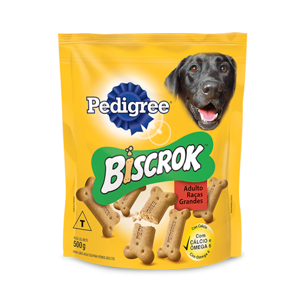 Biscoito Pedigree Biscrok Raças Grandes - Cães Adultos Biscoito Pedigree Biscrok Raças Grandes - Cães Adultos