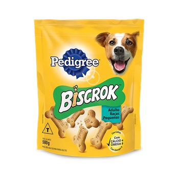 Biscoito Pedigree Biscrok Raças Pequenas - Cães Adultos