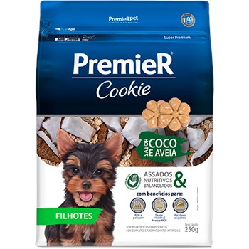 Biscoito Premier Cookie Coco e Aveia - Cães Filhotes