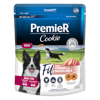 Biscoito Premier Cookie Fit Frango com Batata Doce - Cães Adultos Biscoito Premier Cookie Fit Frango com Batata Doce - Cães Adultos
