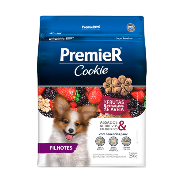 Biscoito Premier Cookie Frutas Vermelhas - Cães Filhotes Biscoito Premier Cookie Frutas Vermelhas - Cães Filhotes