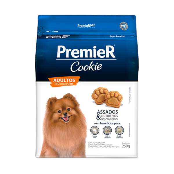 Biscoito Premier Cookie Raças Pequenas - Cães Adultos Biscoito Premier Cookie Raças Pequenas - Cães Adultos