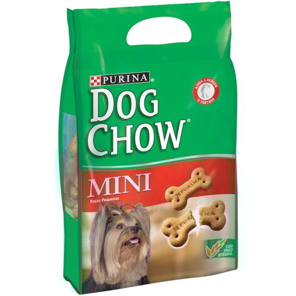 Biscoito Purina Dog Chow Carinhos Integral Mini Raças Mini e Pequenas - Cães Adultos Biscoito Purina Dog Chow Carinhos Integral Mini Raças Mini e Pequenas - Cães Adultos