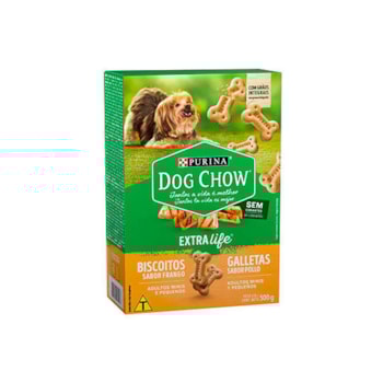 Biscoito Purina Dog Chow Carinhos Integral Raças Mini e Pequenas - Cães Adultos Biscoito Purina Dog Chow Carinhos Integral Raças Mini e Pequenas - Cães Adultos