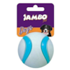 Bola Para Cães Dual Foam Cinza com Azul - Jambo Bola Para Cães Dual Foam Cinza com Azul - Jambo