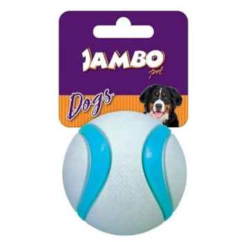 Bola Para Cães Dual Foam Cinza com Azul - Jambo Bola Para Cães Dual Foam Cinza com Azul - Jambo