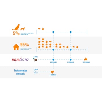 Bravecto Cães 112,5mg 2 A 4,5kg - MSD Bravecto Cães 112,5mg 2 A 4,5kg - MSD