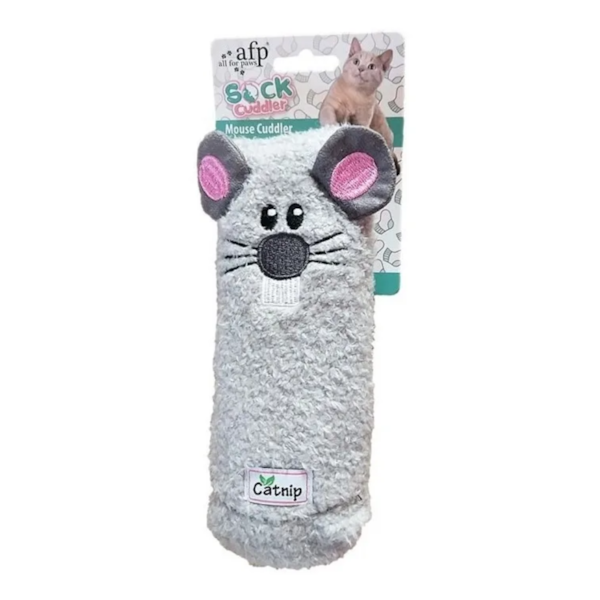 Brinquedo Gato Mouse Cuddler Macio Som Crocante Com Catnip - Afp Brinquedo Gato Mouse Cuddler Macio Som Crocante Com Catnip - Afp