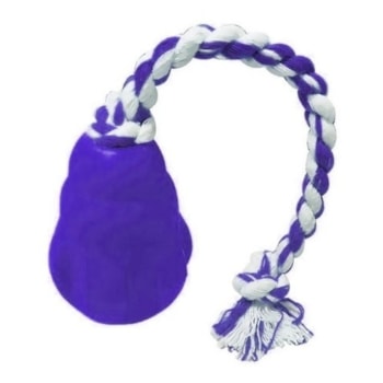 Brinquedo King de Borracha c/ Corda M - Furacão Pet Brinquedo King de Borracha c/ Corda M - Furacão Pet