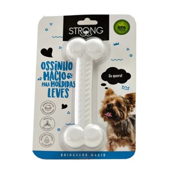 Brinquedo Osso para Cães Eva Branco G - Strong