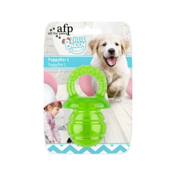 Brinquedo Para Cães Filhotes PuppyFier Verde - AFP