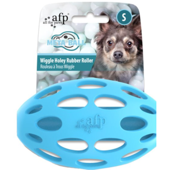 Brinquedo Para Cães Wiggle Holey Rubber Roller - AFp Brinquedo Para Cães Wiggle Holey Rubber Roller - AFp