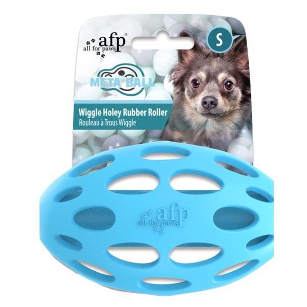 Brinquedo Para Cães Wiggle Holey Rubber Roller - AFp
