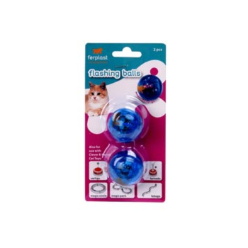 BRINQUEDO PARA GATO FERPLAST FLASHING BOLA PEQUENA